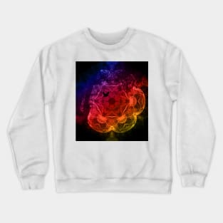 Flying through an alien landscape Crewneck Sweatshirt